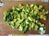 Салат из авокадо с сёмгой ингредиенты