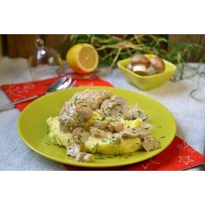 Мясные рулетики с творожной начинкой