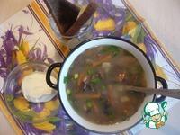Суп грибной с фасолью и овощами ингредиенты