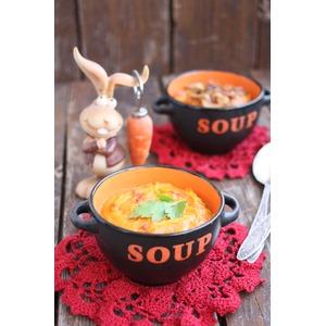 Морковный суп-пюре с чечевицей