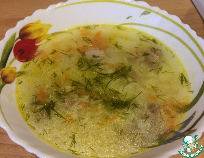 Рецепт: Суп рисовый с мясом