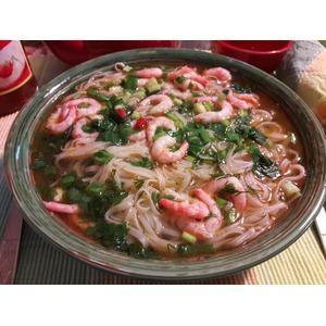 Вьетнамский суп Фо с креветками