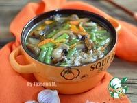 Гречневый суп с фасолью и опятами ингредиенты
