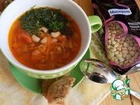 Постный фасолево-томатный суп ингредиенты