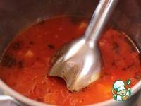 Томатный суп с нутом и моцареллой ингредиенты