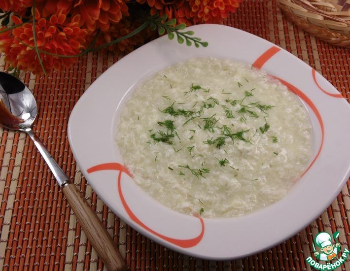 Рецепт: Рисовый суп с адыгейским сыром