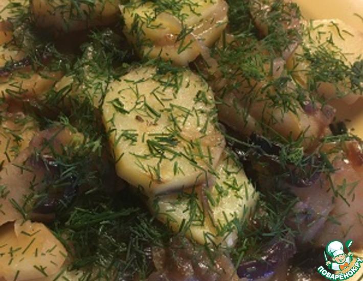 Рецепт: Картофель с луком по-узбекски Бийрон