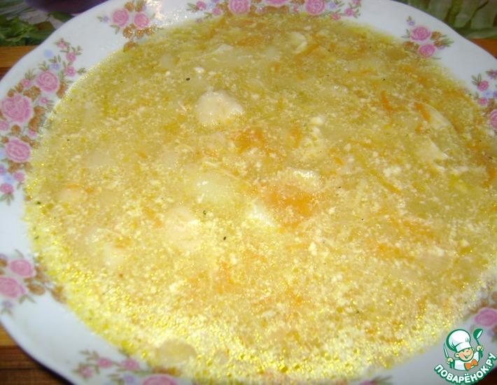 Рецепт: Суп со взбитыми яйцами