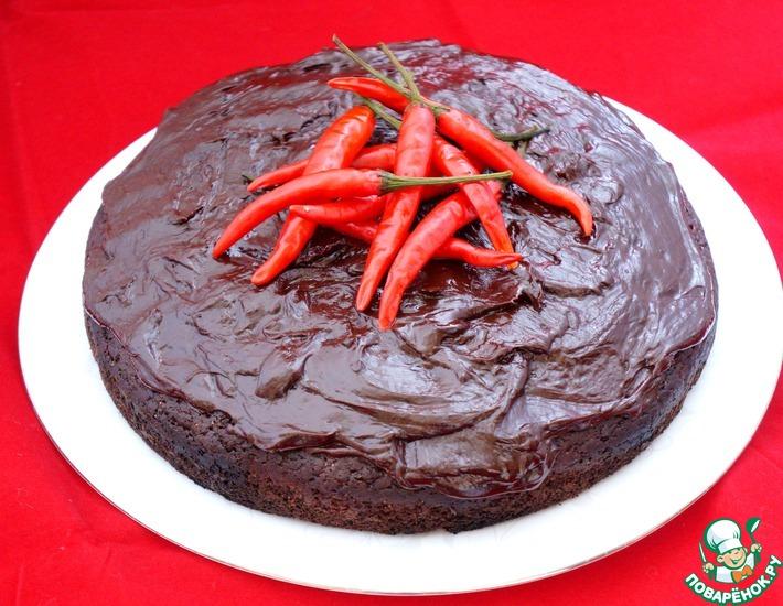 Рецепт: Мексиканский шоколадный пирог