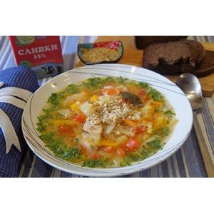 Овощной суп с фенхелем и орехами