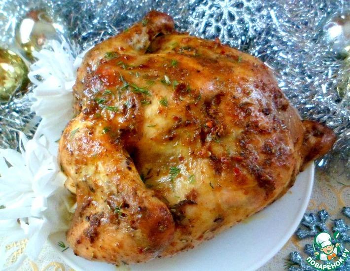 Рецепт: Сочная курица, запеченная в духовке