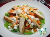 Теплый салат с курицей и творогом ингредиенты