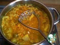 Зимний сытный суп для вегетарианцев ингредиенты