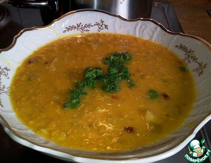 Рецепт: Зимний сытный суп для вегетарианцев