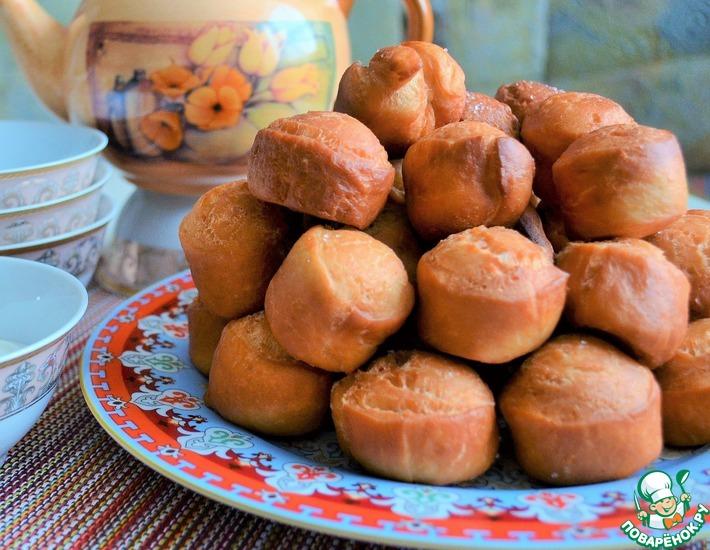 Рецепт: Пончики а-ля Баурсаки