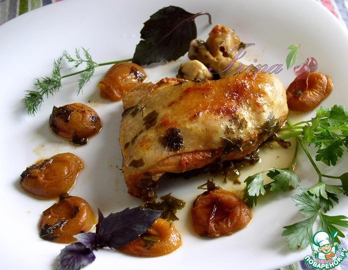Рецепт: Курица с пряными овощами и специями