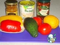 Салат с авокадо и нутом ингредиенты