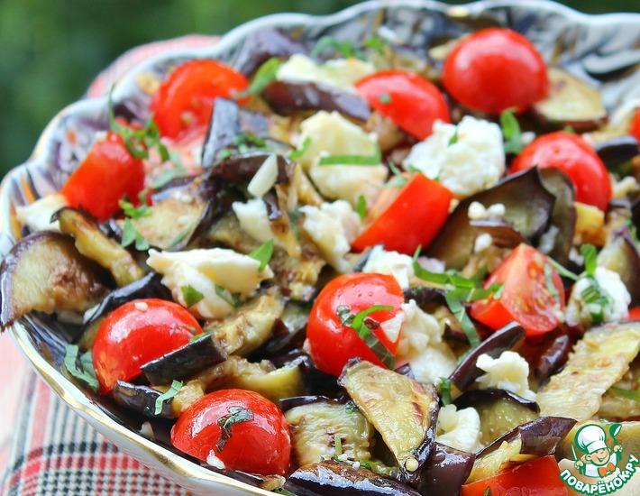 Рецепт: Сицилийский салат с баклажанами
