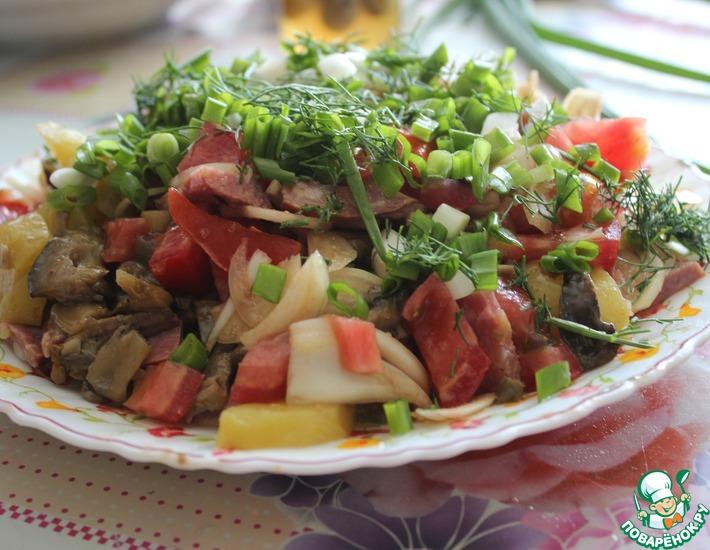 Рецепт: Пикантный картофельный салат