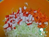 Салат овощной с крабовыми палочками ингредиенты