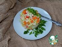 Салат овощной с крабовыми палочками ингредиенты