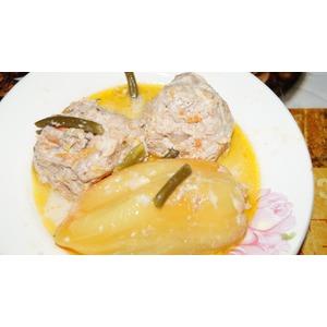 Фаршированный перец с русскими клопсами