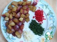 Тушеные кабачки с овощами и сливой ингредиенты