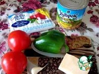 Салат с крабовыми палочками и фасолью ингредиенты