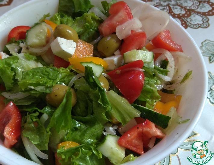 Рецепт: Греческий салат