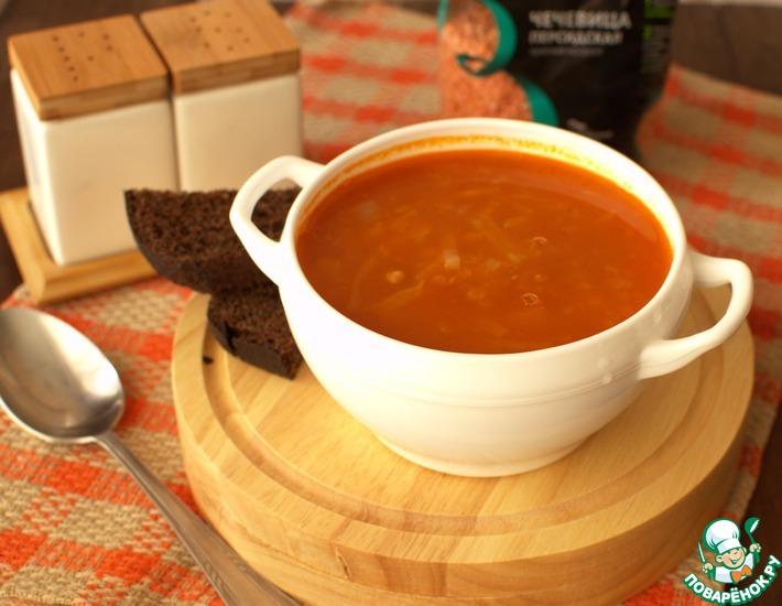 Рецепт: Суп из чечевицы с капустой