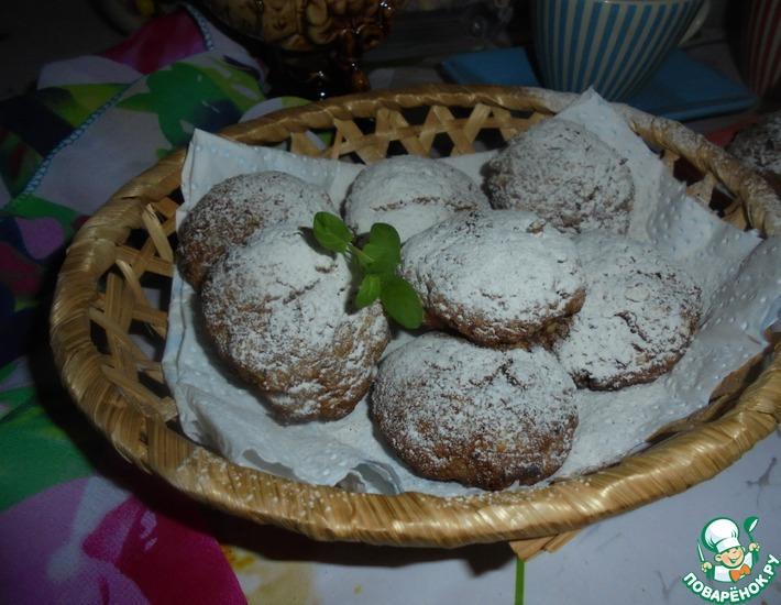 Рецепт: Овсяное печенье с сухофруктами