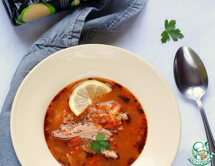 Рецепт: Мароканский суп с кускусом и курицей