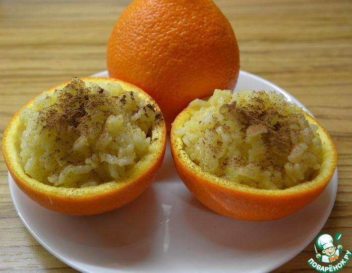 Рецепт: Апельсиновая рисовая каша