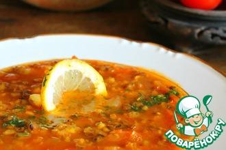 Рецепт: Постный томатный суп Восточный