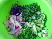 Весенний салат с кускусом ингредиенты
