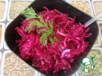 Салат из квашеной капусты и свеклы ингредиенты