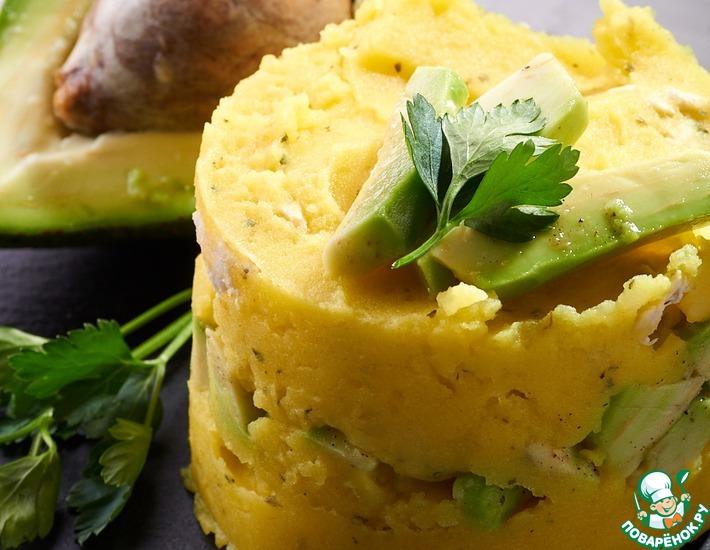 Рецепт: Перуанская закуска Кауза