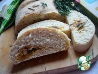 Хлеб с луковой начинкой и розмарином ингредиенты