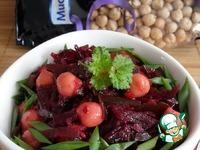 Острый овощной салат с нутом ингредиенты