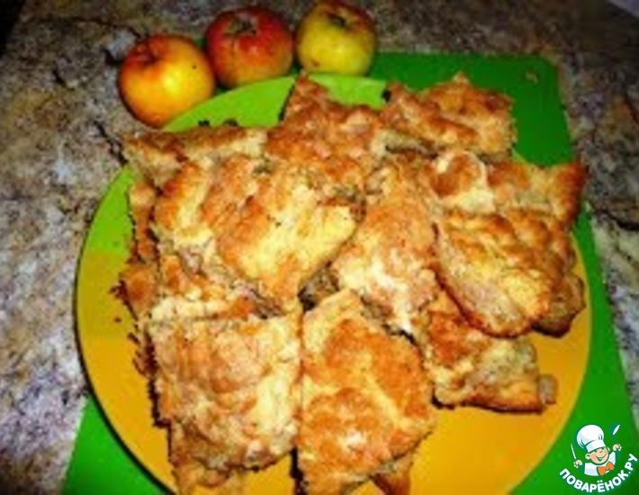 Рецепт: Воздушный яблочный пирог