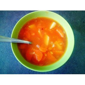 Индийский суп из красной чечевицы