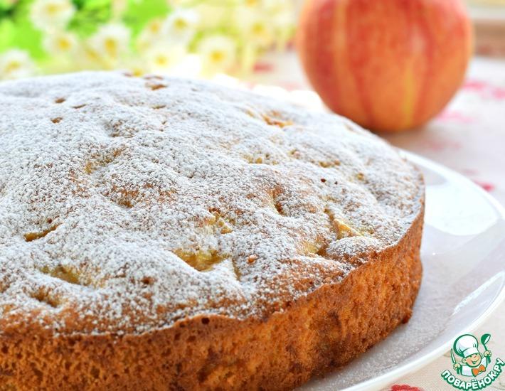 Рецепт: Необыкновенный яблочный пирог