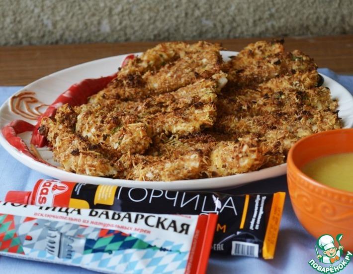 Рецепт: Куриные палочки с горчичным соусом