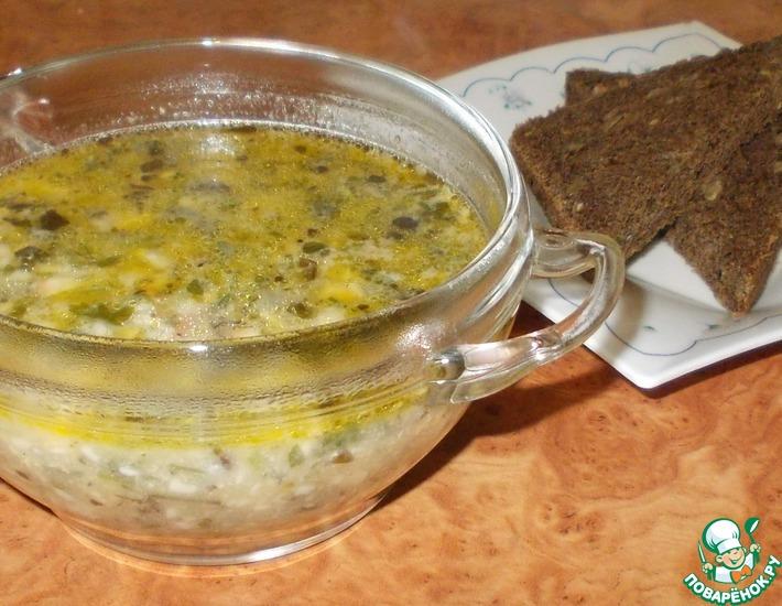 Рецепт: Сырный суп из колбасного сыра