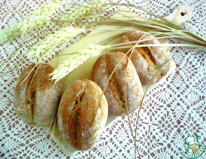 Рецепт: Булочки ржано-пшеничные