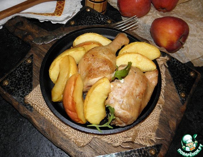Рецепт: Фрикасе с курицей и яблоками Интересное