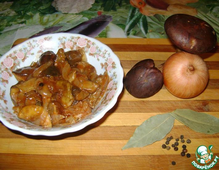 Рецепт: Консервированные грибы в томате