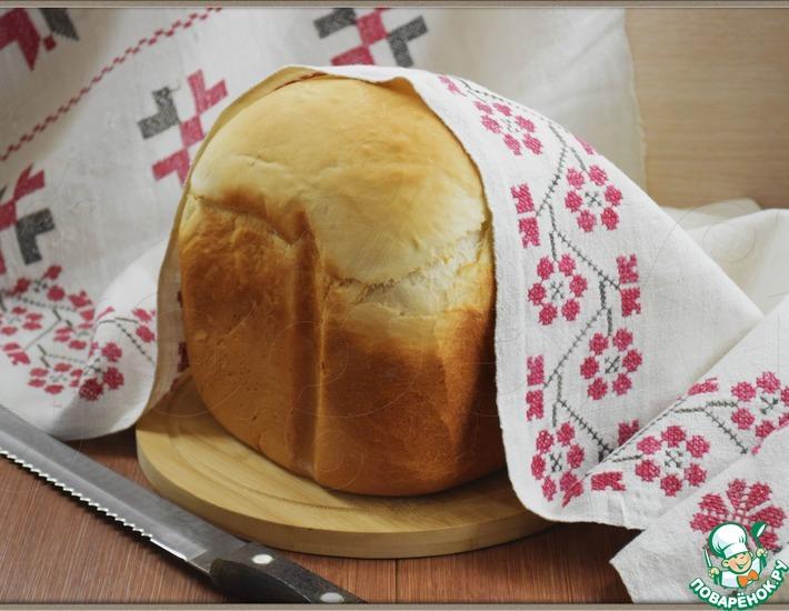 Рецепт: Пшеничный хлеб на скорую руку