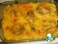 Запеченная курица с рисом и овощами ингредиенты