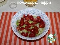 Салат с курицей и сливочной заправкой ингредиенты